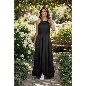 open lace back dress Genevieve Strapless Jacquard Dress main image 0